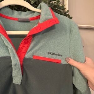 Columbia Pullover Fleece Hoodie Size Small
